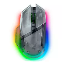 razer pro mouse - Razer Basilisk V3 Pro 35K Wireless Phantom Baltas (White) - 1 nuotrauka
