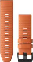 silikoniniai dirzeliai - Garmin watch strap QuickFit 26mm, ember orange silicone | 010-12864-01 - 1 nuotrauka