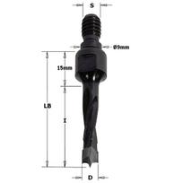 Grąžtas medienai CMT; S=M8/9 mm; D=10x40 mm