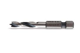 Grąžtas medienai Hogert HT6D345; 1/4''; 5,0x60 mm