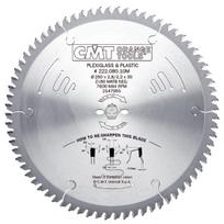 Pjovimo diskas plastikui CMT 222; 250x2,8x30; Z80; -3°