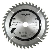 Pjovimo diskas medienai Rexxer RG-08-282; 185x20x2 mm; Z40