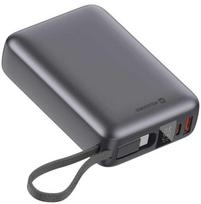 lightning usb - Swissten 20000 mAh 45W Juodas (Black) - 1 nuotrauka