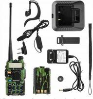 racija - Baofeng UV-5R HTQ Camov WALKIE-TALKIE - 1 nuotrauka