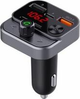 fm moduliatorius - ART FM siųstuvas MP3 su BT, USB FM-84B juodas (Black) - 1 nuotrauka