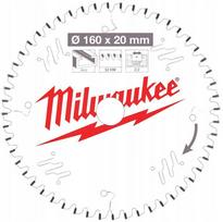 Pjovimo diskas medienai Milwaukee 4932471292; 160x20x2,2 mm; Z52; -5°