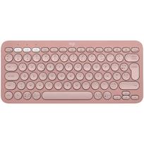Logitech K380 su Atrama Planšetei Rožinė (Pink) AZERTY