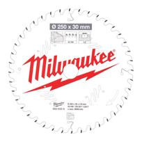 Pjovimo diskas medienai Milwaukee 4932472015; 250x30x2,8 mm; Z40; 15°