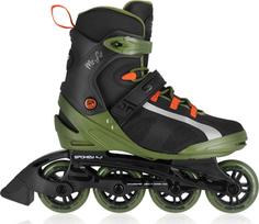 Riedučiai Spokey MrFIT, juodi/žali, 45