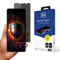 xperia 10 iv - 3mk Silky Matt Privacy Privacy Screen Protector for Sony Xperia 10 IV - 1 nuotrauka