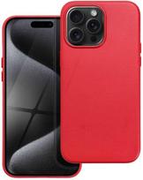 Riff "Magsafe Imitation Leather Case iPhone 15 Pro Max" Red