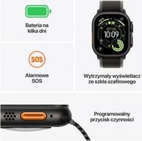 apple watch milanese loop - Apple Watch Ultra 3 GPS + Cellular 49mm Natural Titanium Case with Natural Titanium Milanese Loop - Medium - 3 nuotrauka