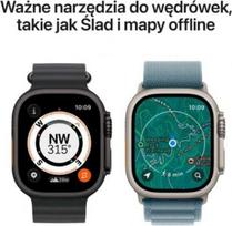 apple watch milanese loop - Apple Watch Ultra 3 GPS + Cellular 49mm Natural Titanium Case with Natural Titanium Milanese Loop - Medium - 4 nuotrauka