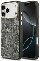Guess Python Pattern MagSafe Case for Apple iPhone 17 Pro Max - Juodas (Black)