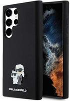 Karl Lagerfeld silikoninis dėklas Samsung Galaxy S24 Ultra - Juodas (Black)