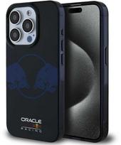 Red Bull PC/TPU Two Bulls MagSafe dėklas jūsų Apple iPhone 15 Pro Max - Mėlynas (Blue)