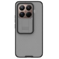 nillkin xiaomi - Nillkin CamShield PRO Hard Case for Xiaomi 15T Pro - Skaidrus Juodas (Transparent Black) - 1 nuotrauka