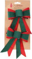 Kalėdiniai dekoratyviniai segtukai AWR410440, raudonas/žalias (Red/Green), 14 cm, 2 vnt.