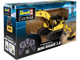 Revell RC ekskavatorius Mini Digger 2.0, 1:18, Geltona (Yellow)