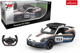 911 melynas - RASTAR R/C 1:14 valdomas automodelis Porsche 911 Dakar Performance, 10131, Mėlyna/Balta (Blue/White) - 1 nuotrauka