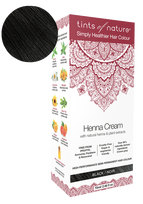 Tints of Nature Henna Cream plaukų dažai 70 ml - Juodas (Black)