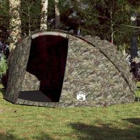 vidaXL žvejybos palapinė 5 asmenims, kamufliažinė (Camouflage), atspari vandeniui