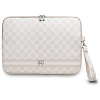 laptopo krepsiai - DKNY Sleeve Checkered Pattern Printed Stripes 14" Laptop Case - Pink - 1 nuotrauka