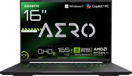 ryzen 9 64 gb - GIGABYTE AERO X16 1VH93DEC64AH, AMD Ryzen AI 7 350, 32 GB, 1 TB, 16", NVIDIA GeForce RTX 5060, Pilkas (Grey) - 1 nuotrauka