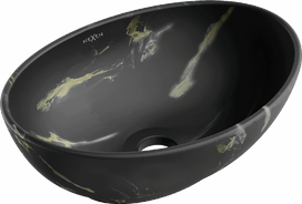 Mexen Elza, praustuvas, juodas (Black), 40.5 x 33 x 12.5 cm