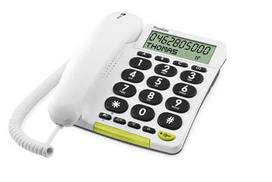 doro telefonas - Doro PhoneEasy 312cs White (Baltas) - 1 nuotrauka