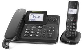 telefono ragelis - Doro Comfort 4005 Combo Black (Juodas) - 1 nuotrauka