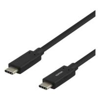 DELTACO USB-C į USB-C, 1m, 60W 3A, USB 3.1 Gen, juodas / USBC-1054M