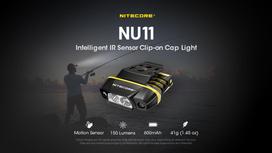 prozektoriai nitecore - Nitecore NU11 Ant galvos tvirtinamas žibintuvėlis 150 lm Juodas/Geltonas (Black/Yellow) - 1 nuotrauka