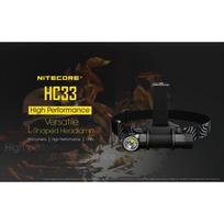 led zibintai - Nitecore HC33 Juodas (Black) Galvos Žibintas - 1 nuotrauka