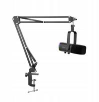 microphone - Fifine AM8T USB/XLR RGB dinaminis mikrofonas - 1 nuotrauka