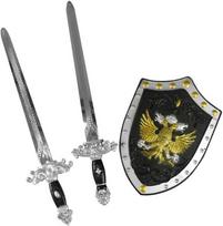 Rappa Riterio rinkinys, 2 kardai su skydu (Knight Set)
