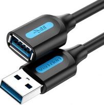 extension cable usb 3 0 - Vention USB 3.0 male to female extension cable CBHBF 1m Juodas (Black) - 1 nuotrauka