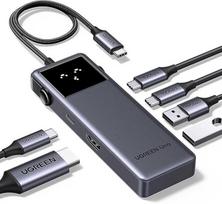 Ugreen 6-in-1 USB-C HUB Adapteris Juodas (Black)