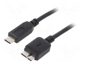 Akyga AK-USB-44 USB-C į microUSB B laidas 1m Juodas (Black)