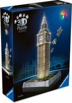 Ravensburger 3D dėlionė Big Ben Clock Tower, 216 vnt.