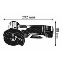 bosch 12v - Akumuliatorinis kampinis šlifuoklis  Bosch GWS 12V-76; 12 V; 2x3,0 Ah akum. - 5 nuotrauka