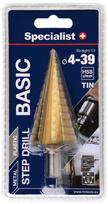 pakopiniai graztai - Pakopinis grąžtas Specialist Basic; 4-39 mm - 1 nuotrauka