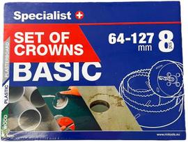 karunu rinkinys - Gręžimo karūnų rinkinys Specialist+, 8 vnt. - 1 nuotrauka