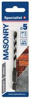 Grąžtas betonui Specialist Masonry; 5x85 mm