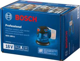 ekscentrinis 125 slifuoklis -  Bosch GEX 185-LI Solo - 3 nuotrauka