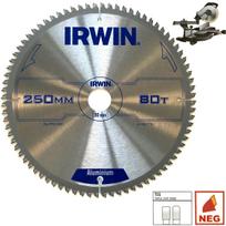 pjovimo diskas 184 - Medžio pjovimo diskas IRWIN ALU, 184 x 2,5 x 30/25/20/16 mm, 48 dantų - 1 nuotrauka