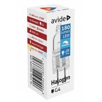 AVIDE Halogeninė lemputė G4 18W 3000K 180 lm, Šiltai balta (Warm White)