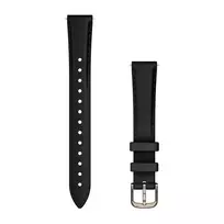 Garmin Lily 2 14mm odinė apyrankė, juoda (Black)
