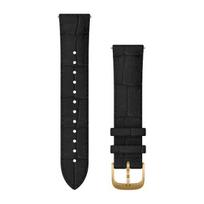 Garmin Luxe Quick Release Leather Band 20mm Juodas (Black)