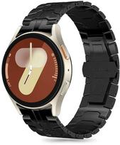 samsung galaxy 7 watch - Tech-Protect Stainless Line dirželis Samsung Galaxy Watch 4/5/5 PRO/6/7/FE Juodas (Black) - 1 nuotrauka